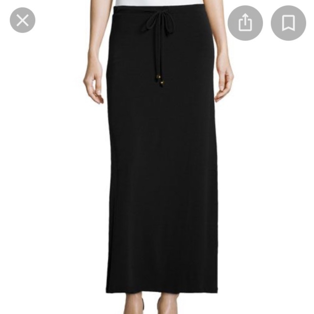 Michael Kors black maxi skirt